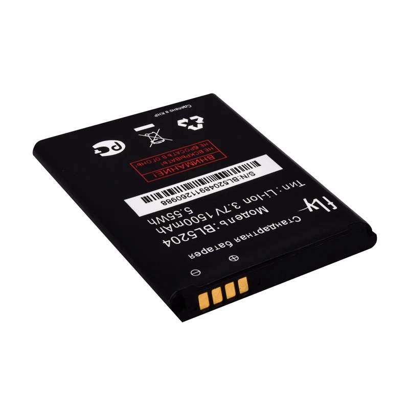 SIYAA аккумулятор для мобильного телефона BL5204 Fly BL 5204 IQ447 Iq447 1500 мАч сменные литиевые