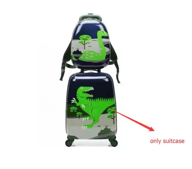 only suitcase Travel tale 18 дюймов детские чемоданы набор багажных чемоданов на чемодан на колесах для путешествий для детей - Цвет: only suitcase