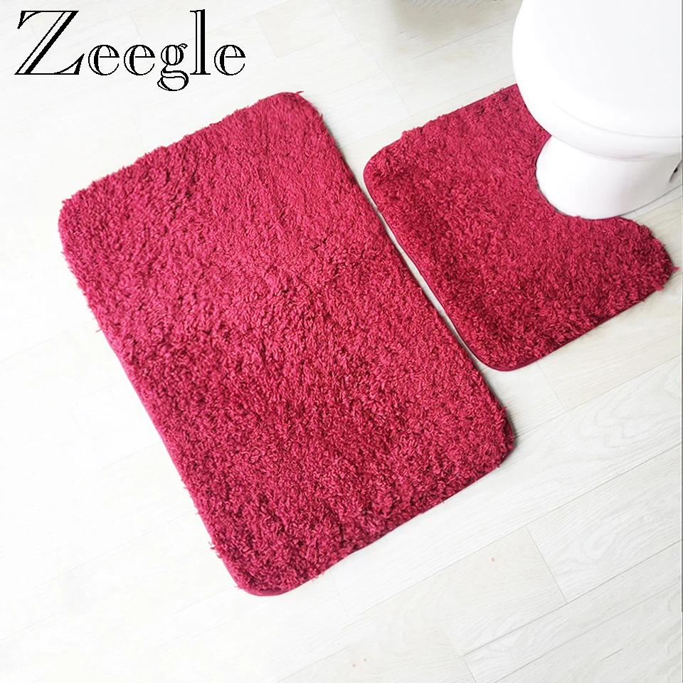 Zeegle однотонный комплект из 2 предметов для туалета и Ванная комната