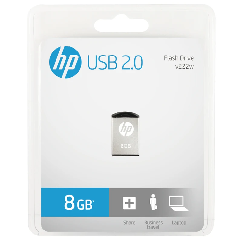HP v222w usb 8gb Mini USB Флэш Накопитель Micro M2 Удобно Без Крышки 8 ГБ Stick Металлический