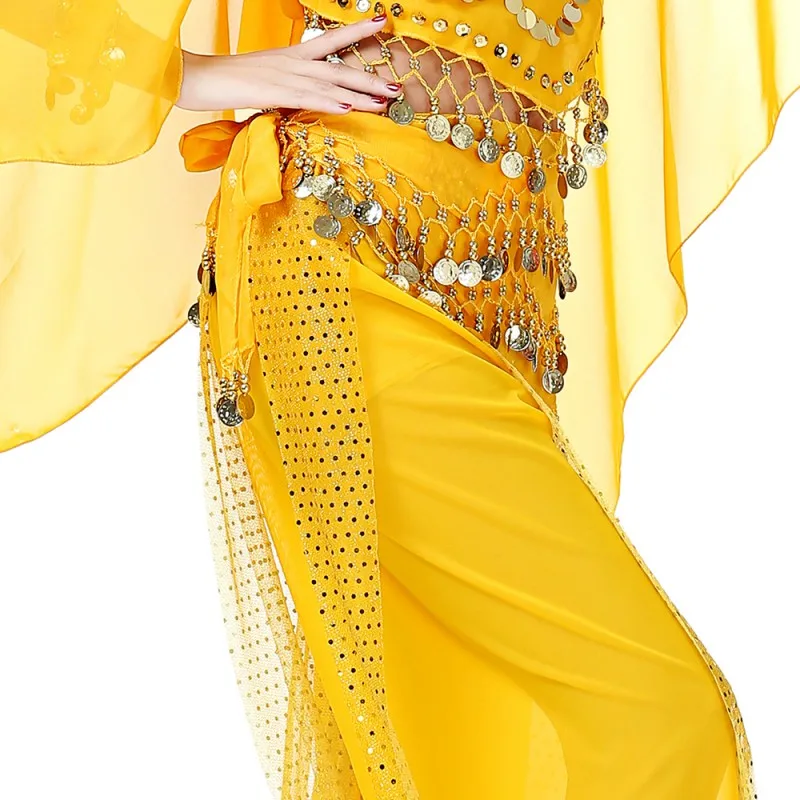 Женская цепочка на талию для танцев с монетами 128/310 шифоновый шарф бедра