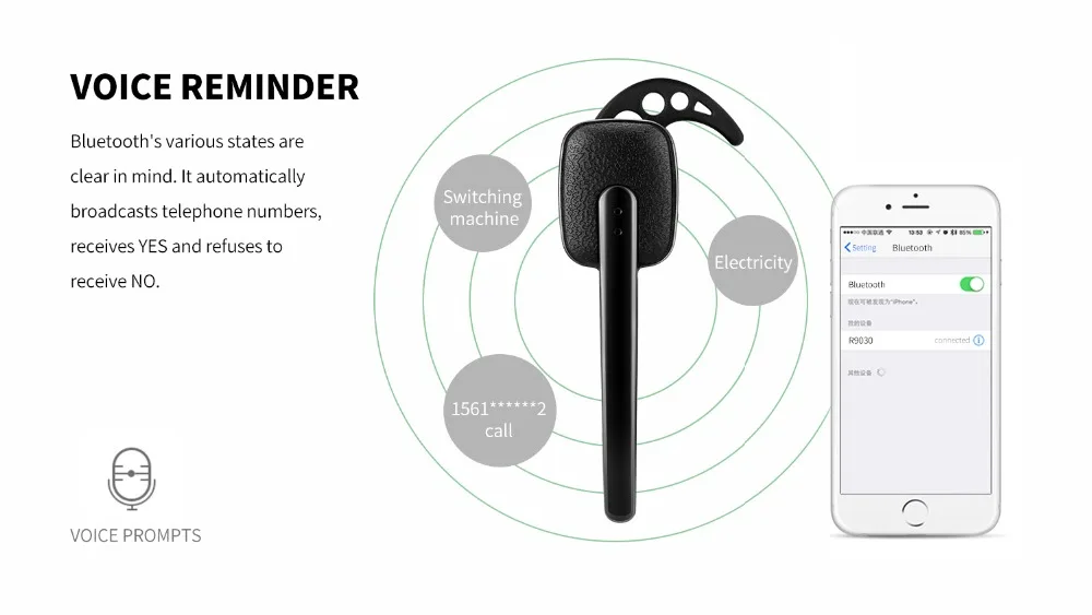 Roman Bluetooth R9030 наушники удобная гарнитура беспроводные наушники свободные руки коммерческие наушники с микрофоном I9