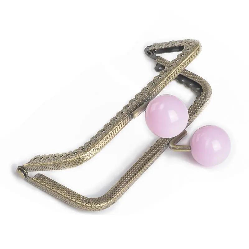 Металлическая рама для кошелька карамельных цветов 10 шт./лот 5 см ручка