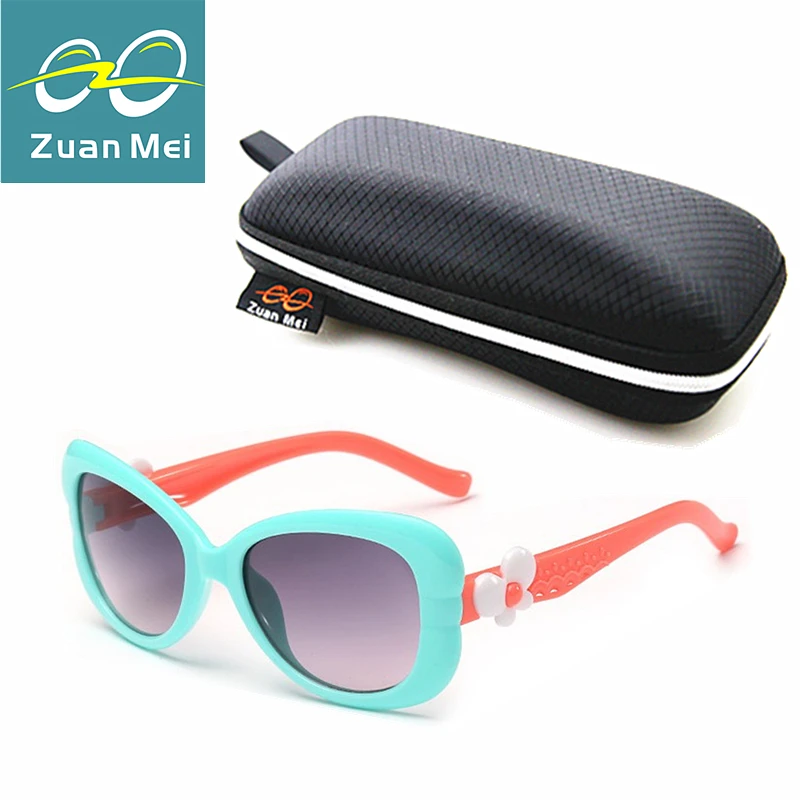 Детские солнцезащитные очки бренда Zuan Mei для девочек милые детские очки для мальчиков солнцезащитные очки для детей ZM6136.