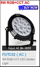 FUT068 AC85-265V Milight 2,4 г 6 Вт RGB+ CCT Вай-Фай совместимый смарт светодиодный светильник 2,4G Беспроводной 4-Зона дистанционного управления Android/iOs APP Управление