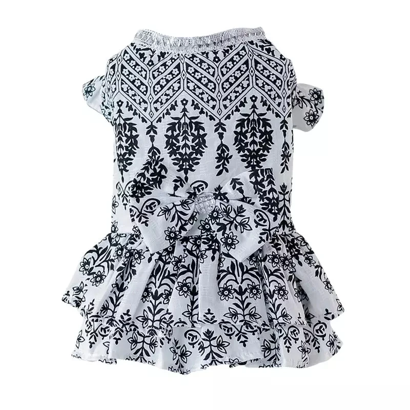 Платье для питомцев летняя одежда собак платья принцессы костюм маленькой