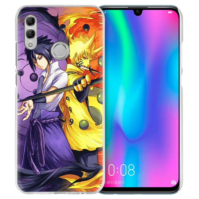 Милый стильный чехол с аниме Наруто для huawei Honor 8X Y9 9 10 Lite Play 8C 8S 8A Pro V20 20i 10i Y6 Y7 жесткий чехол для телефона
