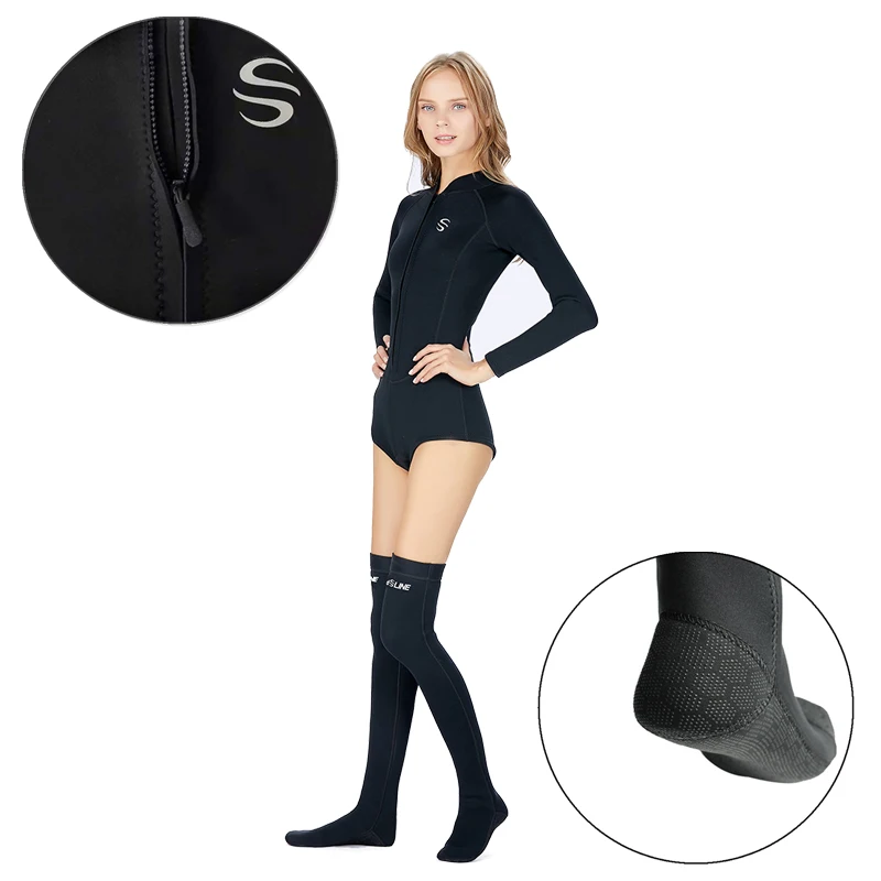 2019 слинкс Цельный купальник для женщин весна девушка бикини серфинга 2 мм