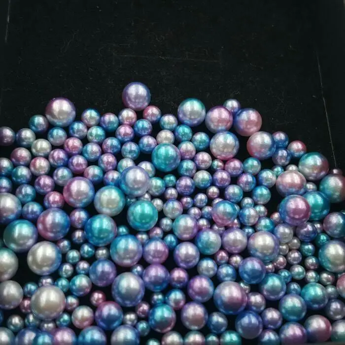 FISHWAVES 4/6/8/10 мм ABS искусственный жемчуг круглый без отверстий свободные бусины