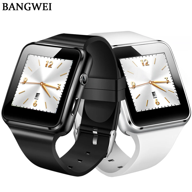 BANGWEI 2018 Новые Bluetooth Смарт-часы Цифровые Android телефонный звонок Relogio 2G GSM SIM TF карта