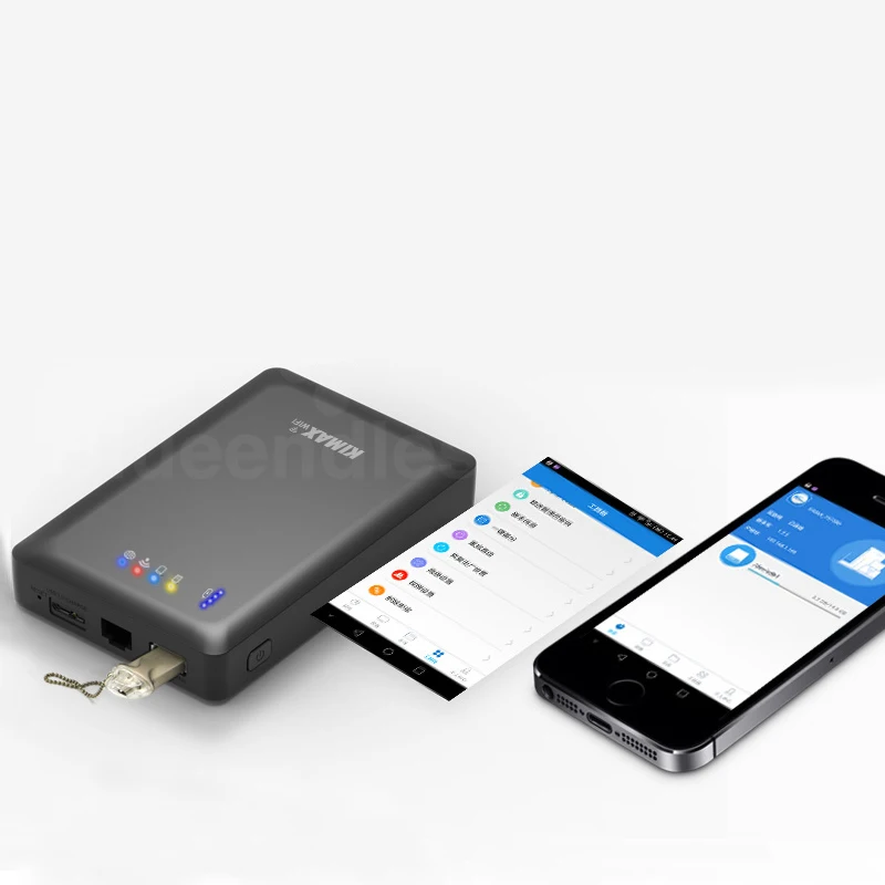 Портативный HDD с Wi Fi порт USB3.0 удаленный доступ к жестким дискам внешний