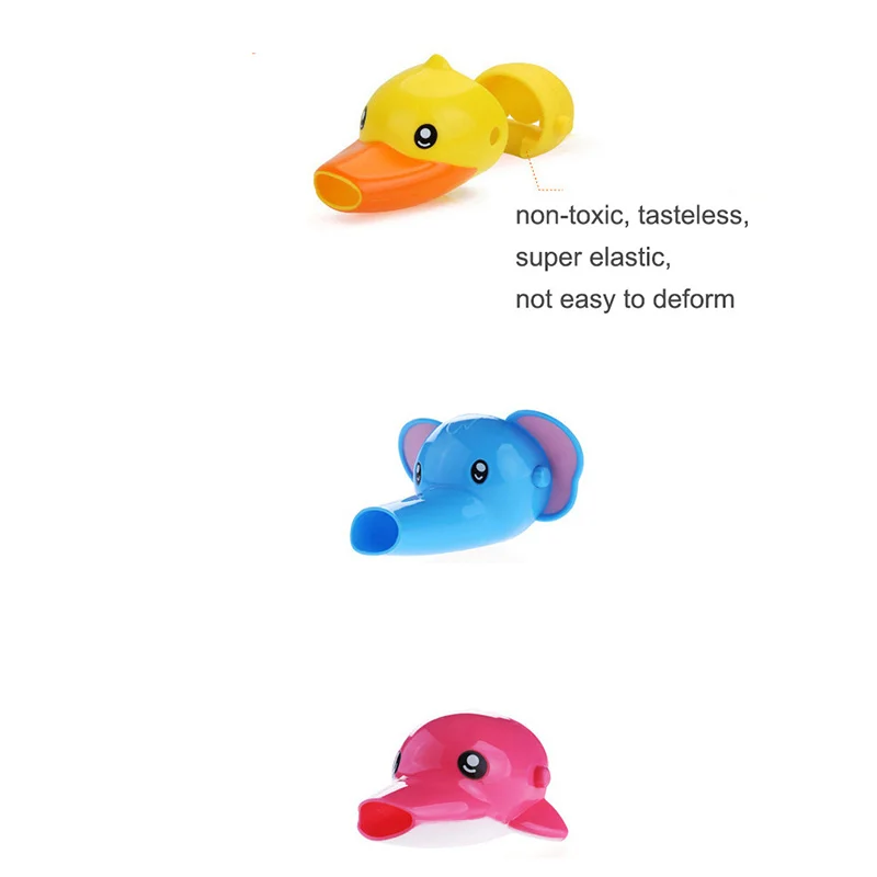 Детский удлинитель для смесителя с мультяшными животными младенцев и малышей