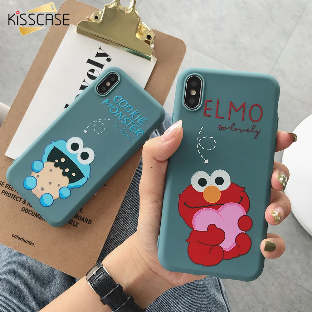 KISSCASE Мягкий ТПУ чехол для iPhone XR XS MAX X Силиконовый 7 8 6 6S Plus Мультяшные ультра тонкие