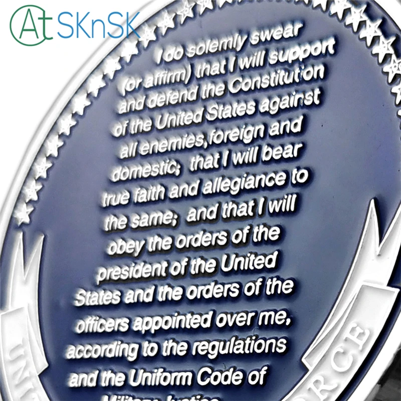 1/3/5/10 шт./лот USAF США ВВС клятва Enlistment Challenge МОНЕТА мотивационные военные памятные