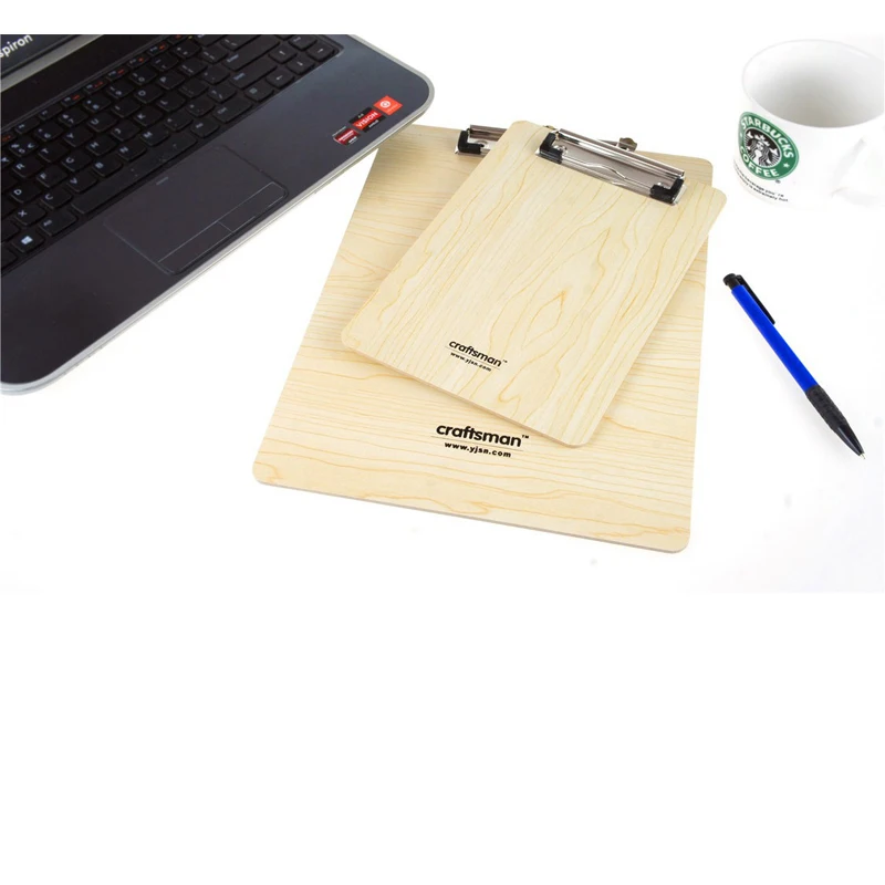 12 Styles Wooden Desk File Writing Mat Sketch Pads Clip Drawing Board Binder Folder for Papers Clipboard A4 School Office | Канцтовары