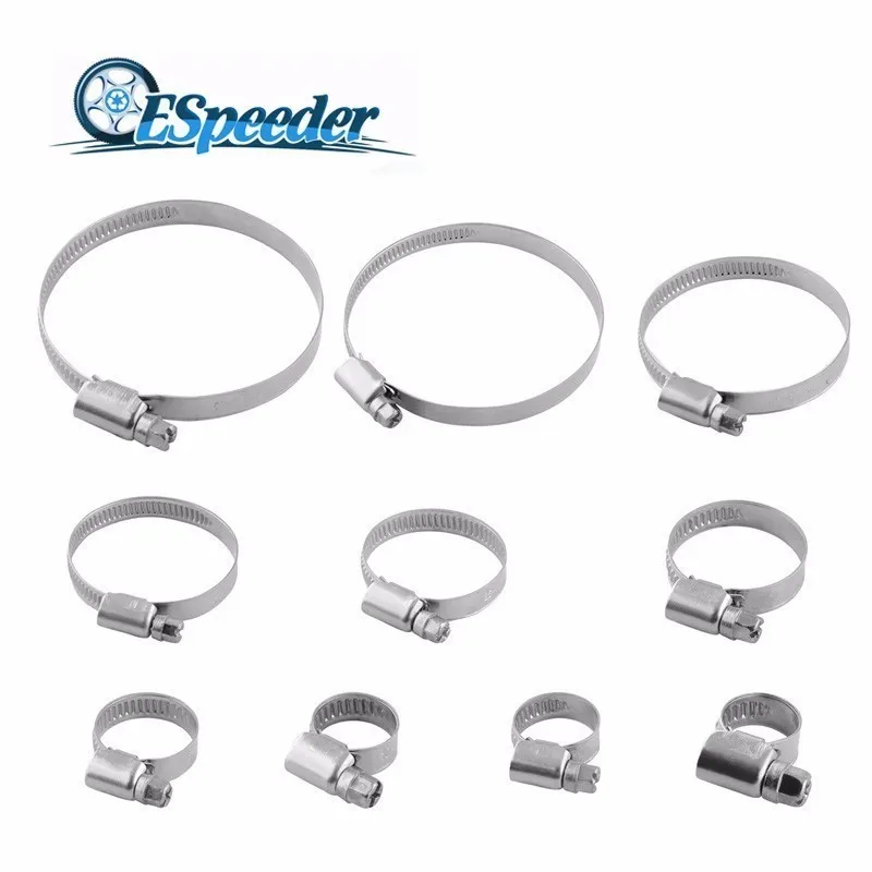 Нержавеющая сталь 201 приводной хомут для шланга тройной зажим регулируемый