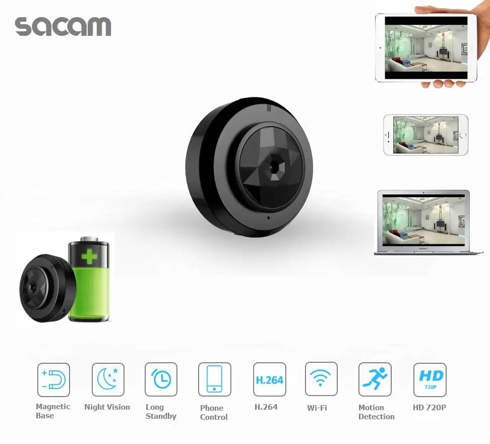 Беспроводная IP камера с поддержкой Wi Fi HD 720P|Камеры видеонаблюдения| |