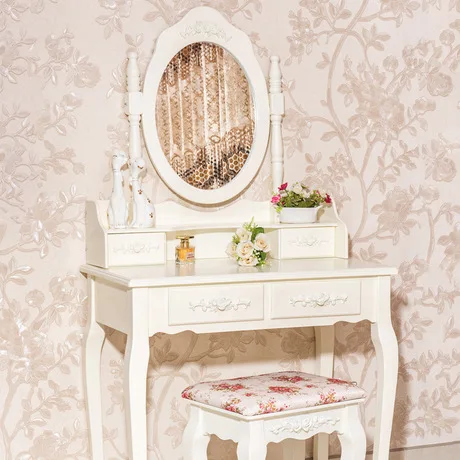 Комоды мебель для спальни деревянный комод + стул набор макияж стол туалетный