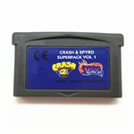 Crash Spyro Volume 1 32 бит видеоигры картридж Консоли Карты удивительное зеркало Кошмар в серии Dream Land классическая версия - Цвет: Crash Spyro Volume 1