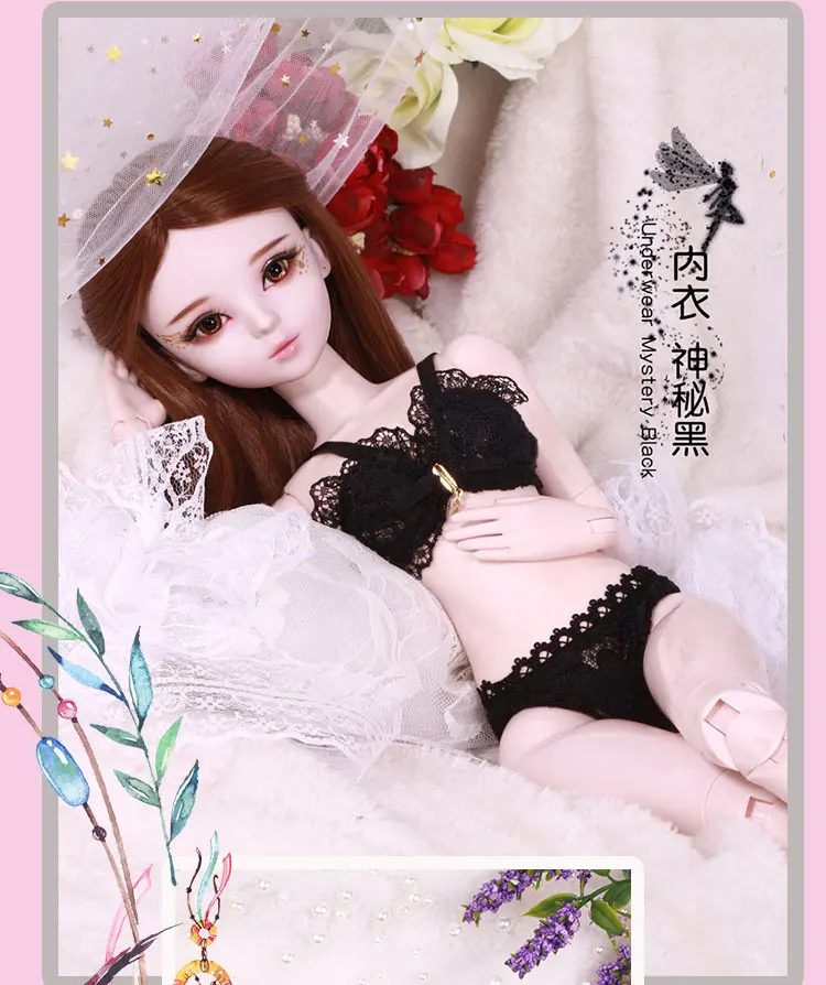 Одежда для кукол ручной работы для Bjd 1/3 куклы нижнее белье бикини купальник для девочек куклы аксессуары для кукол игрушки