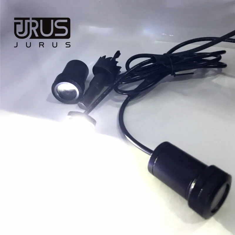 JURUS 12V светодиодный логотив для дверей светильник с автомобильные брелки