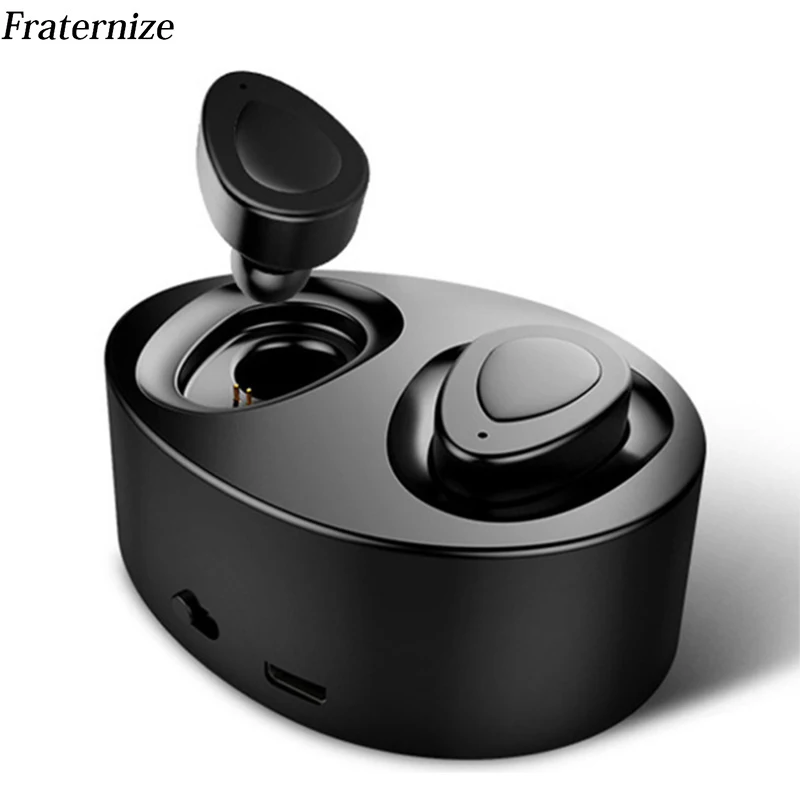 Мини TWS беспроводные наушники Bluetooth гарнитура стерео звук спортивные с