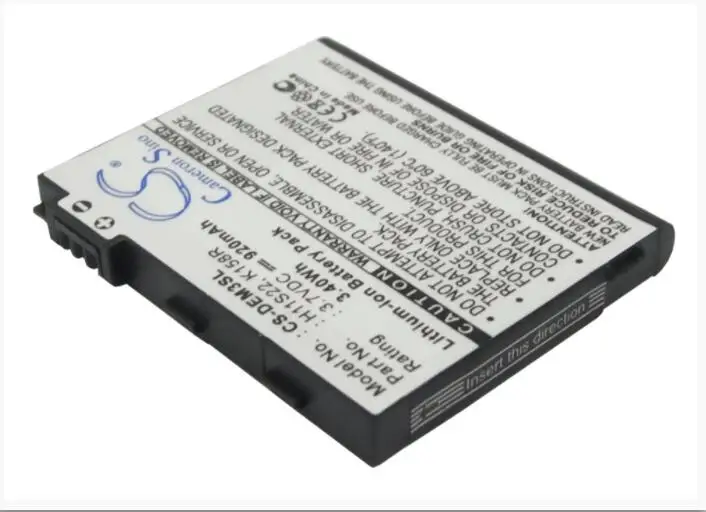 Аккумулятор Cameron Sino 920 мАч для DELL Aero Mini 3 3T1 V01B V02B D986R H11B01B H11S22 K158R OK158R Mobile аккумулятор