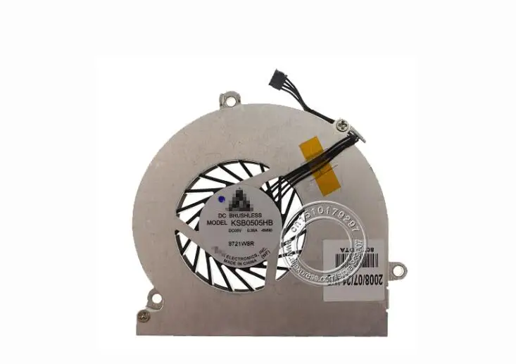 Охлаждающий вентилятор для процессора Apple MacBook 13 A1181 KSB0505HB 6M90 T5709F05HP A C01 13. V1.b1828.fn