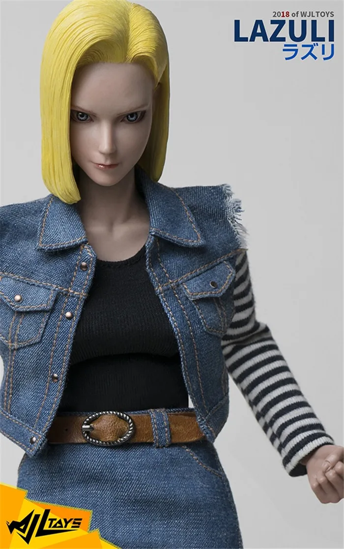 1/6 Dragon ball Android 18 лазурит фигурка Косплей Аниме подвижные швы 12 дюймов фигурка куклы коллекции