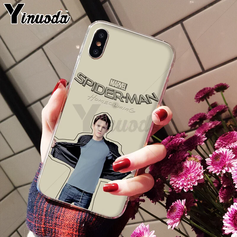 A9 Yinuoda том Холланд Новое поступление сотовый Чехол для телефона для Apple iPhone 8 7 6 6S Plus X XS MAX 5 5S SE XR мобильные телефоны - Цвет: A9
