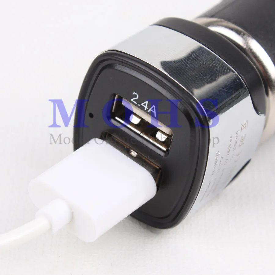 Dual usb автомобильное зарядное устройство smartphone tablet на открытом воздухе с батареей