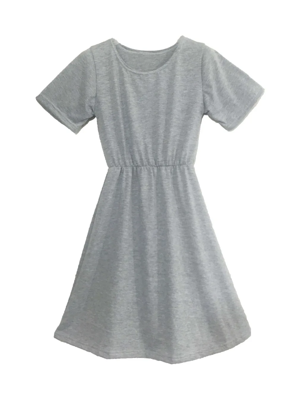 Женское летне-осеннее сексуальное Повседневное платье 3XL с круглым вырезом