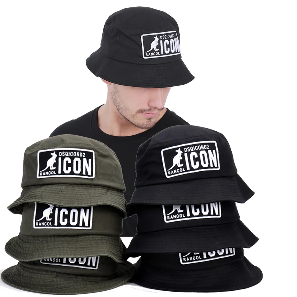 DSQICOND2 летняя шляпа в рыбацком стиле бейсболки с буквенным принтом для мужчин и