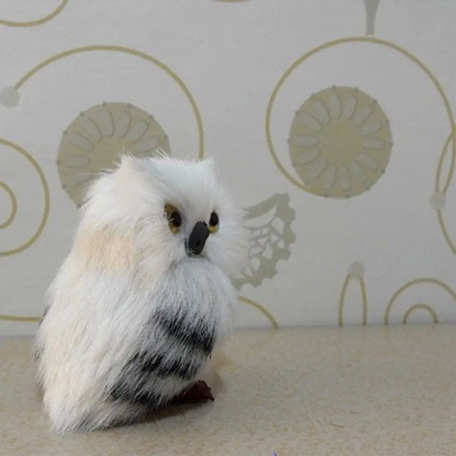Креативная имитация снежно белого плюша Hedwig сова игрушка кукла праздничные