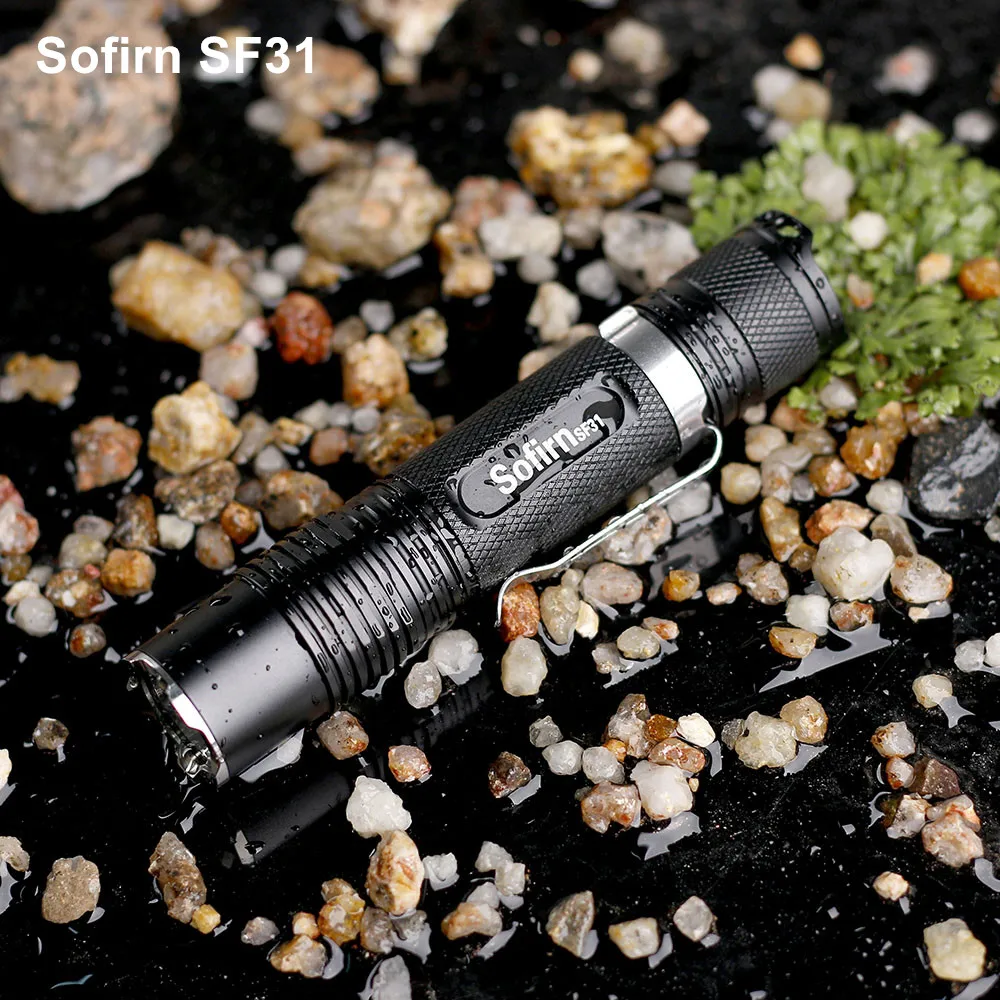 Sofirn SF31 мини светодиодный светильник 18650 фонарь светильник CREE XML2 светодиодный EDC удобный брелок вспышка светильник 5 режимов Кемпинг велосипедный фонарь