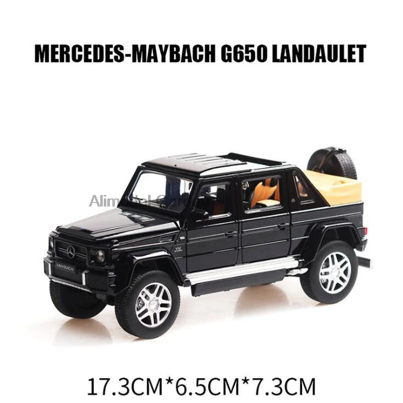 Новинка 1:32 модель автомобиля Maybach Benz G650 из сплава игрушечные машинки бесплатная