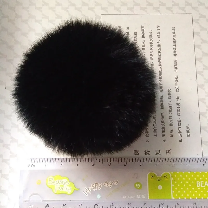 2019 Симпатичные искусственного бобра помпон из меха кролика пушистый меховой шар