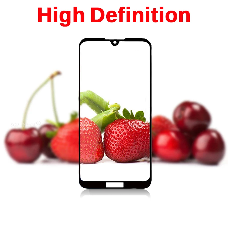 2 предмета в комплекте полный клей для Huawei Честь 8a закаленное стекло защитное на