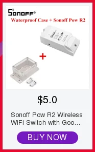 Sonoff Pow R2 беспроводной переключатель Wi-Fi с Google Home Alexa в режиме реального времени измерение энергопотребления 16A умный дом