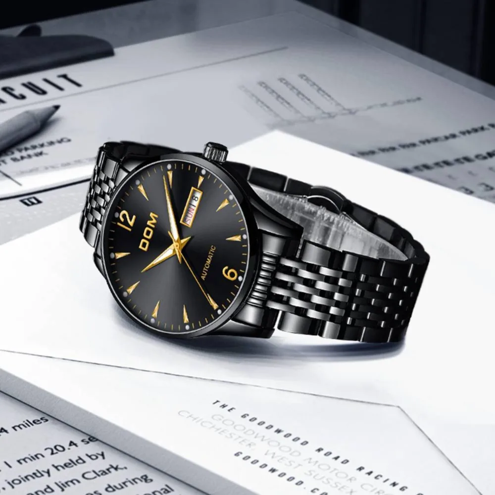 DOM для мужчин s часы лучший бренд класса люкс автоматические механические
