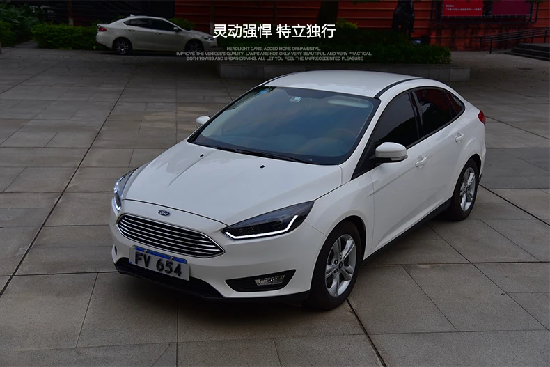 Автомобильный Стайлинг в сборе для Ford Focus- фары светодиодный фары DRL Объектив Двойной Луч Биксенон HID автомобильные аксессуары