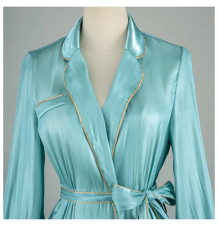 GetSpring Женское пальто с длинным рукавом женские куртки на шнуровке длинное