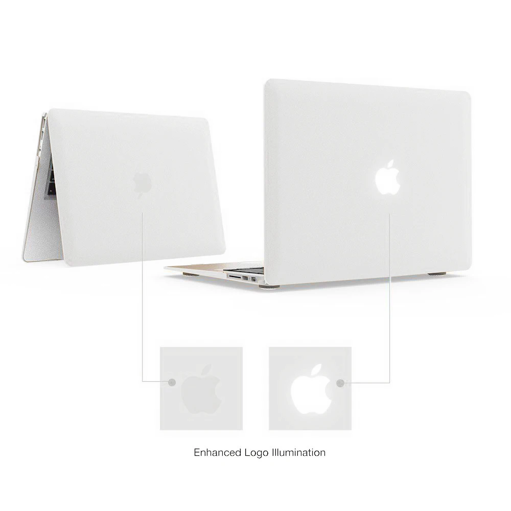 White Matte Frosted Surface Case Anti Clear Cover Protector for Macbook Air 11 13 Pro Retina 15 Full Protect IClover | Компьютеры и