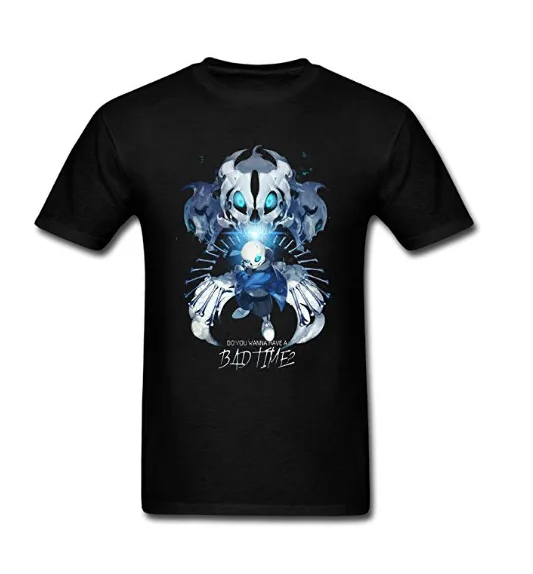 You're Wanna Have A Bad Time Undertale For Men's T shirt Men Tee Shirt Tops Short Sleeve Cotton Fitness T-Shirts | Мужская