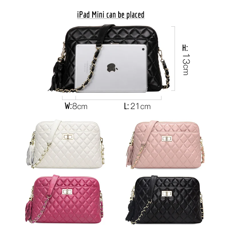 GIAEVVI Women Messenger Bag Genuine Leather Handbag Fashion Clutch Lady Shoulder Luxury Designer Handbags Crossbody for Girl | Багаж и