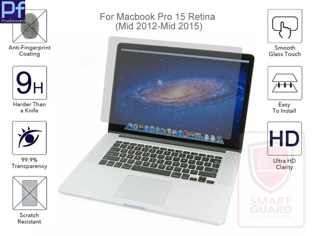 Закаленное защитное стекло 9H для MacBook Air 11 13 дюймов A1466 pro 3 15 A1278 retina 6 touchbar A1706 A1708