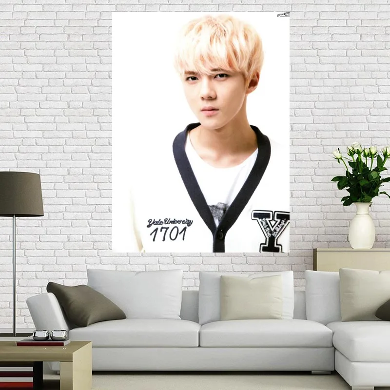 Постер exo Oh SeHun 60x90 см отделочная ткань для дома тканевый настенный постер на заказ