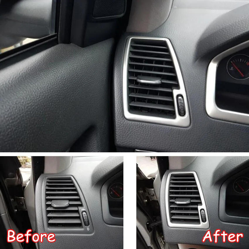 2 шт./компл. для Volvo XC90 2002 2014 нержавеющая сталь автомобильная приборная панель