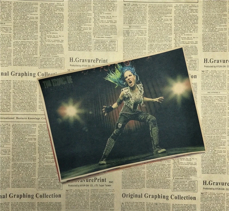 Свод врага Декор для дома крафт кислота рок музыка постер рисунок ядро наклейки