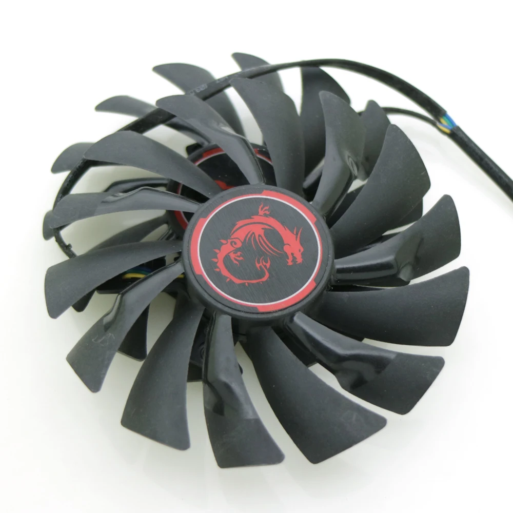 Бесплатная доставка 2 шт./лот PLD10010S12HH 95 мм 4Pin VGA вентилятор для MSI GTX1070 GTX1060